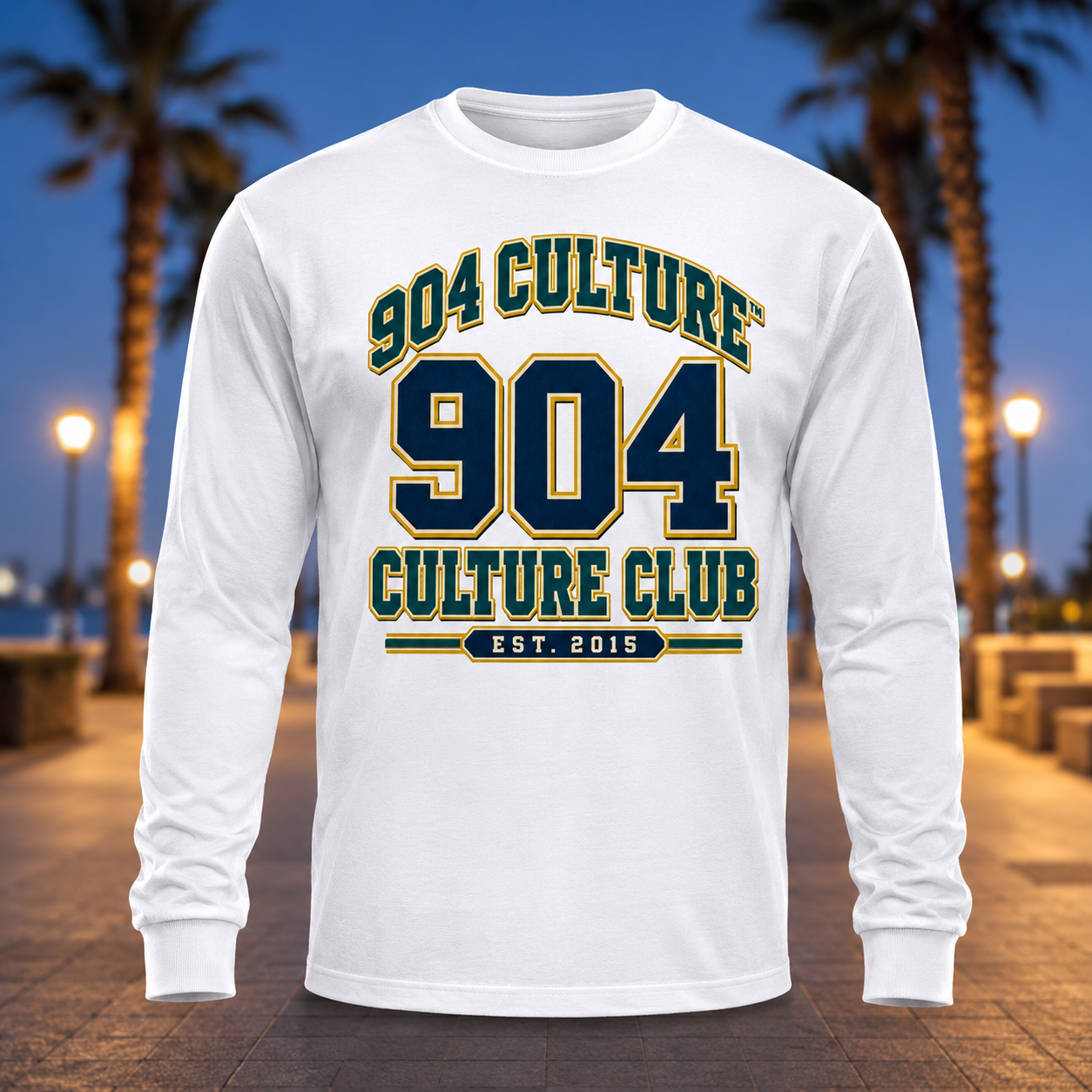 The 904 Culture Club Varsity Crest Long-Sleeve Tee