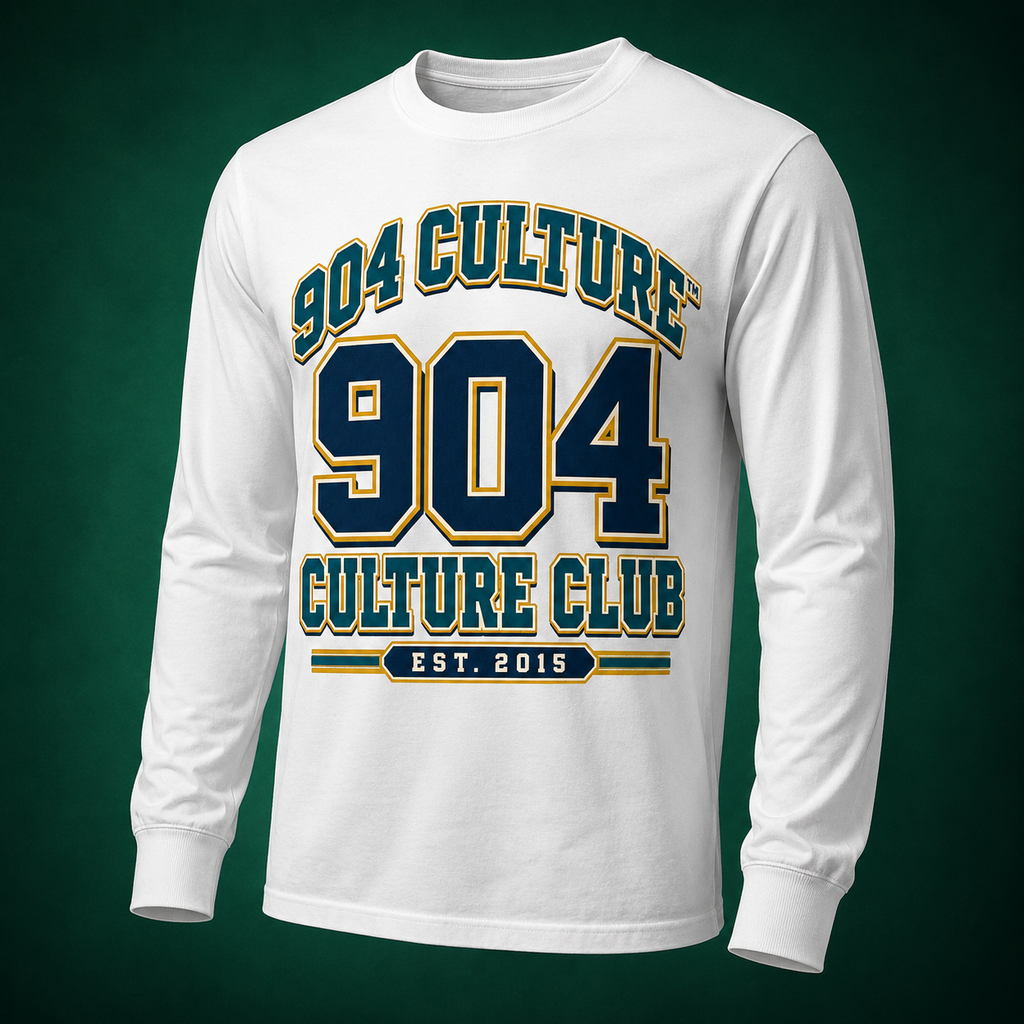 The 904 Culture Club Varsity Crest Long-Sleeve Tee