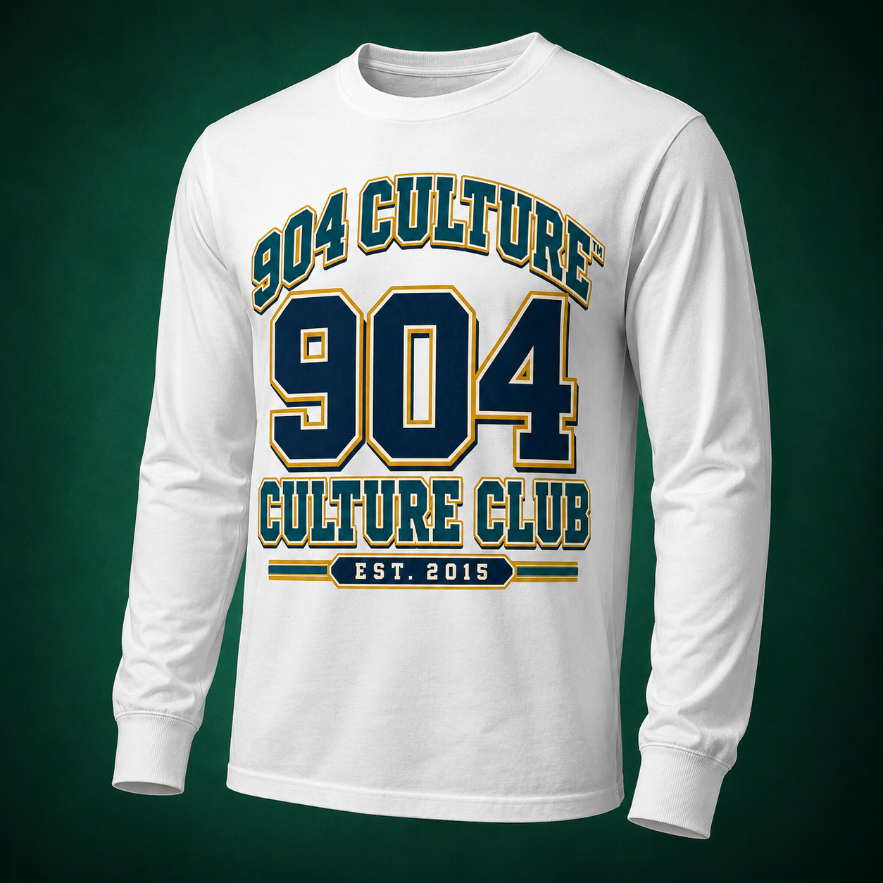 The 904 Culture Club Varsity Crest Long-Sleeve Tee