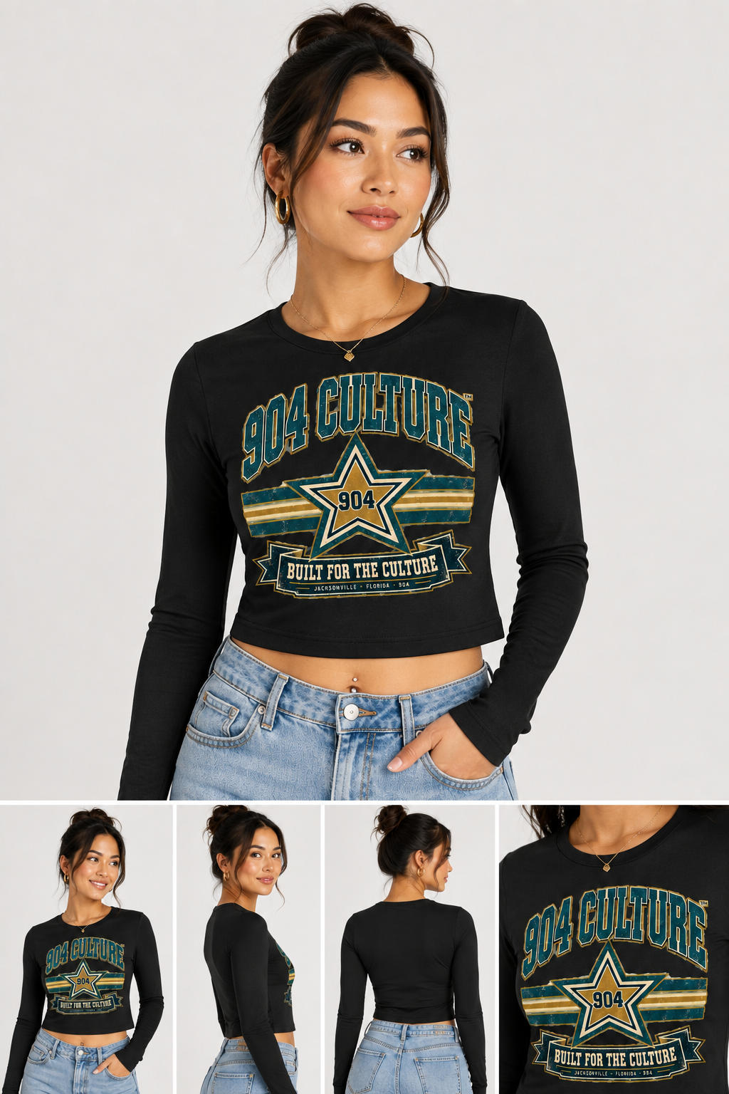 Women’s Micro Rib Long Sleeve Baby Tee
