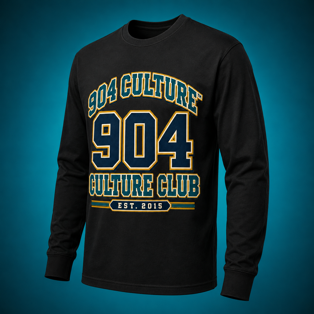 The 904 Culture Club Varsity Crest Long-Sleeve Tee