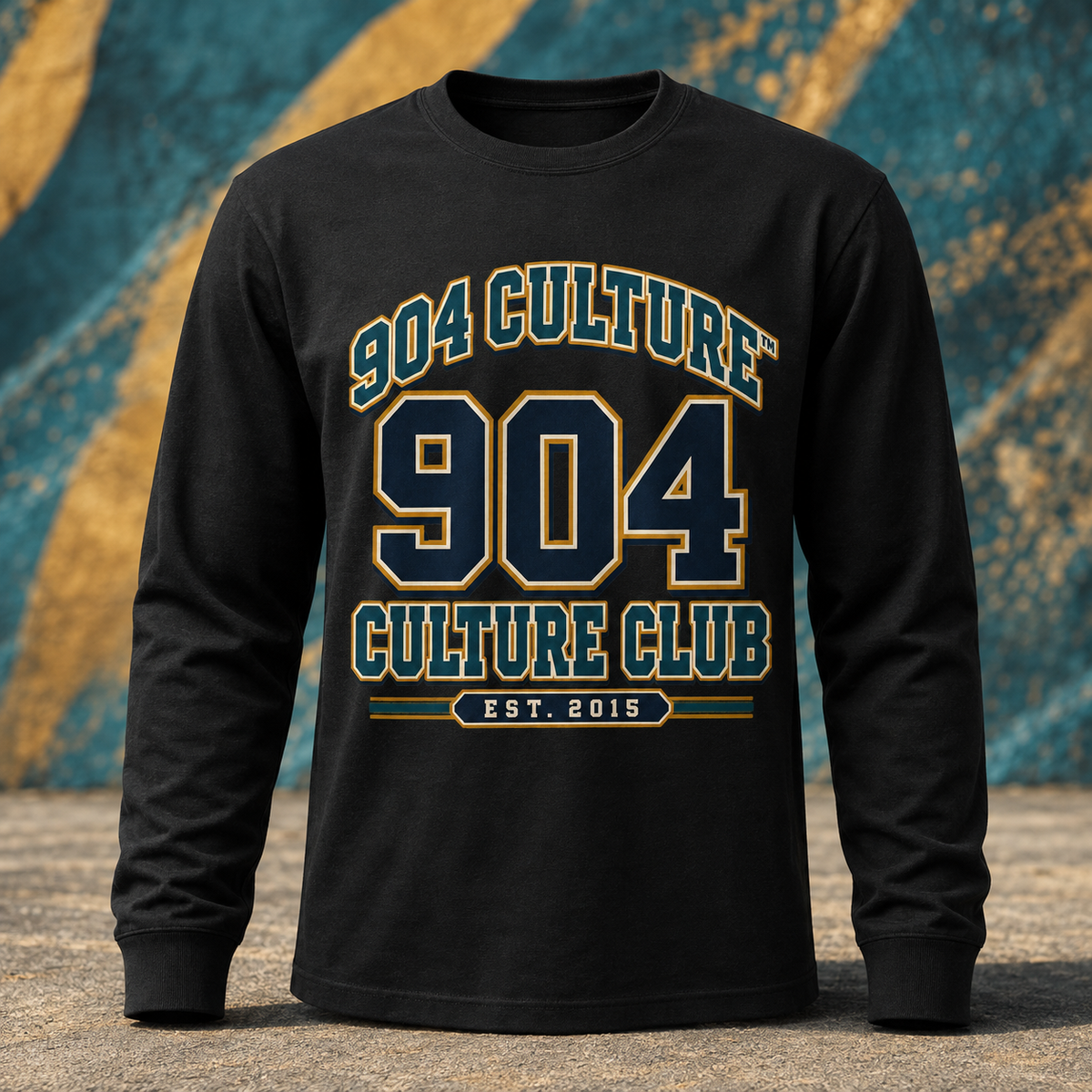 The 904 Culture Club Varsity Crest Long-Sleeve Tee