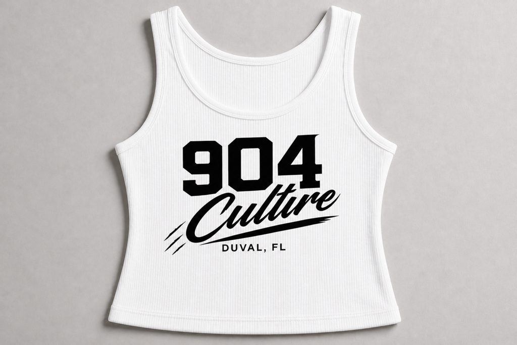 904 Culture™ Women’s Signature Ribbed Tank Top – Bold Duval Energy. Everyday Streetwear Confidence