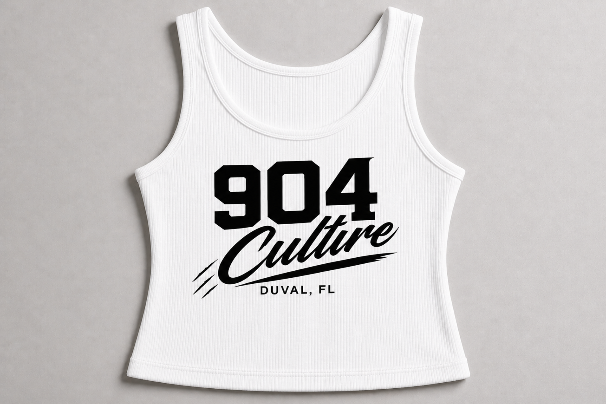 904 Culture™ Women’s Signature Ribbed Tank Top – Bold Duval Energy. Everyday Streetwear Confidence