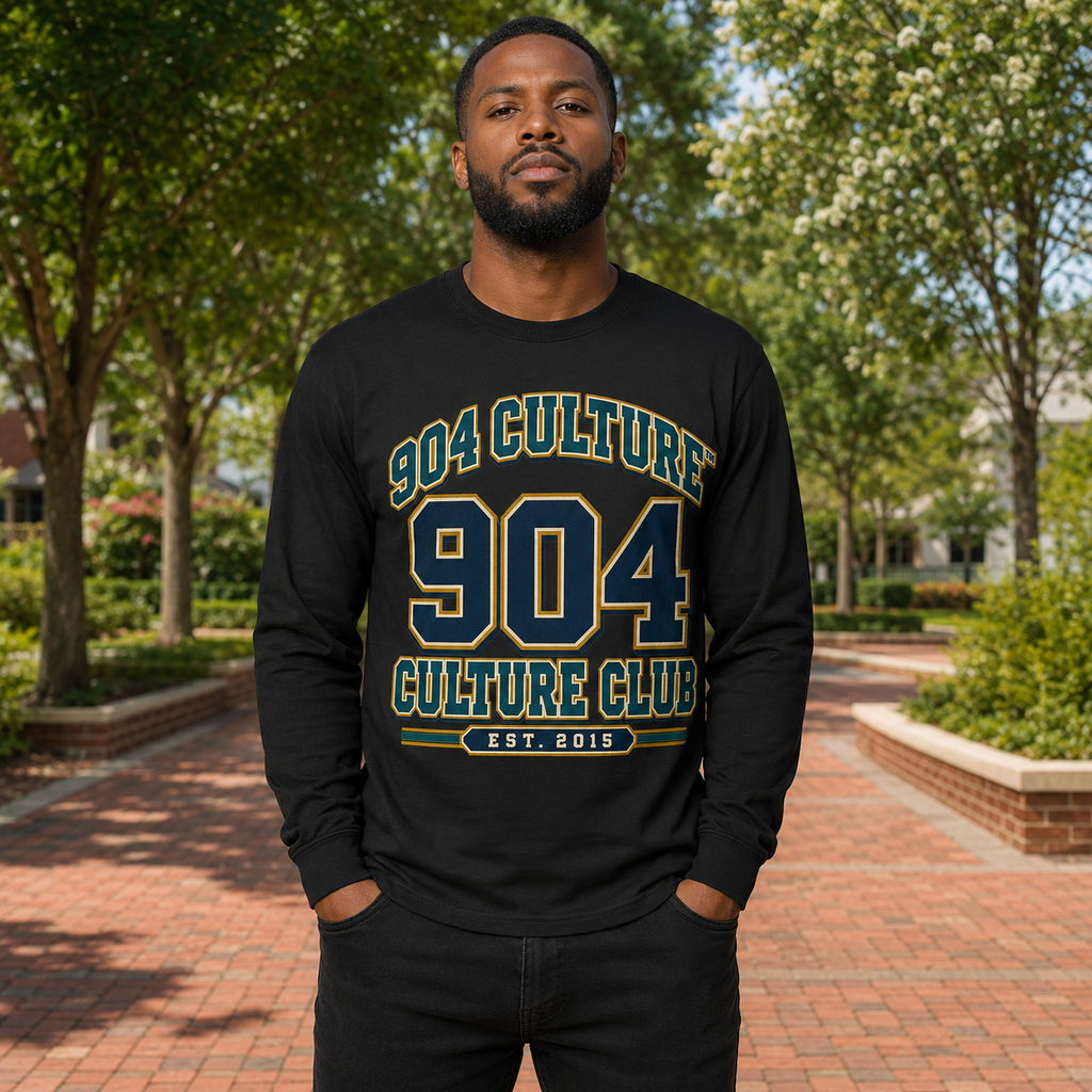 The 904 Culture Club Varsity Crest Long-Sleeve Tee