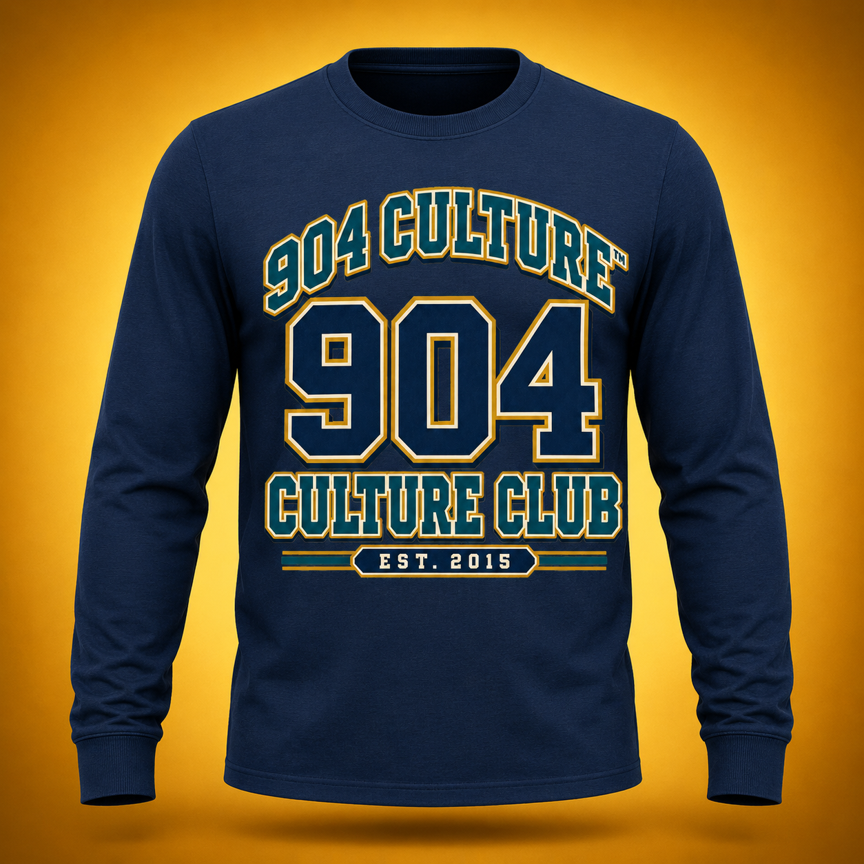 The 904 Culture Club Varsity Crest Long-Sleeve Tee
