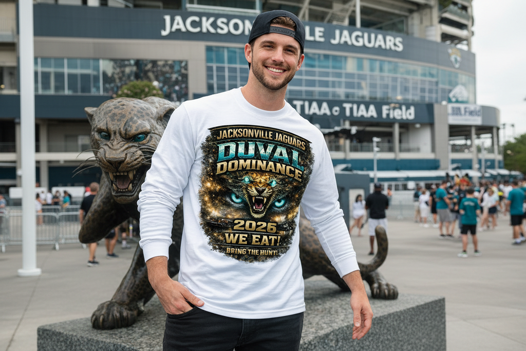 Duval Dominance 2026 Long Sleeve Shirt | Jacksonville Jaguars Fan Apparel