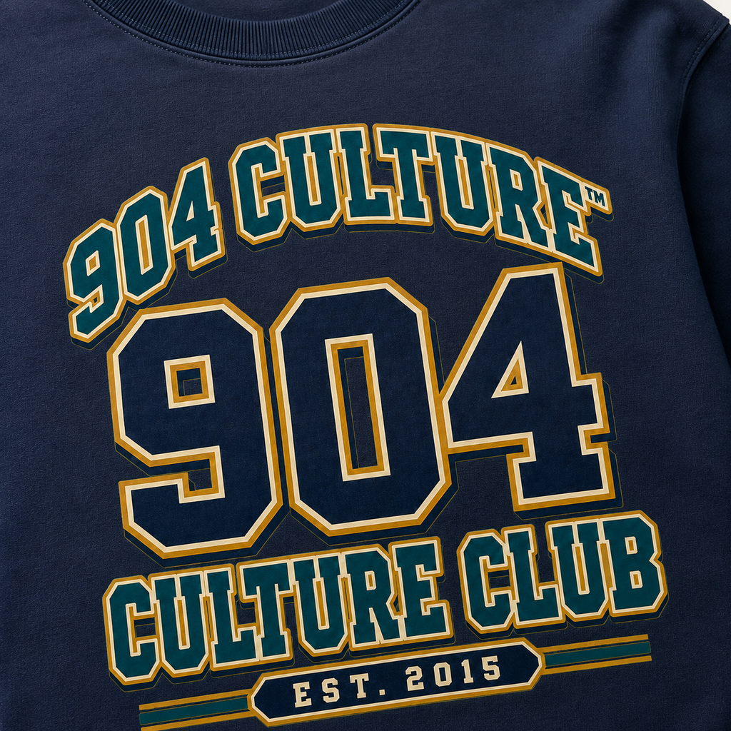 The 904 Culture Club Varsity Crest Long-Sleeve Tee