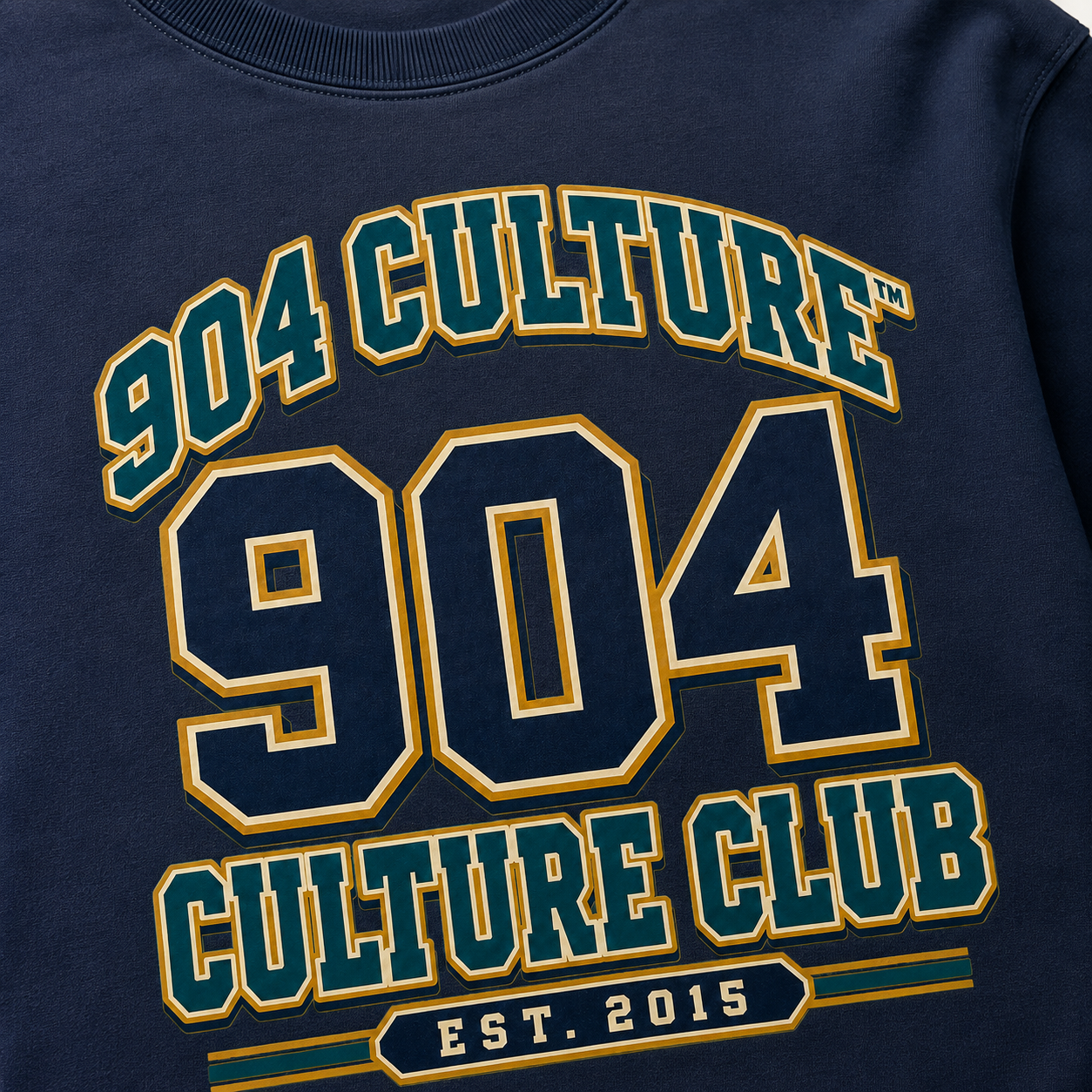 The 904 Culture Club Varsity Crest Long-Sleeve Tee
