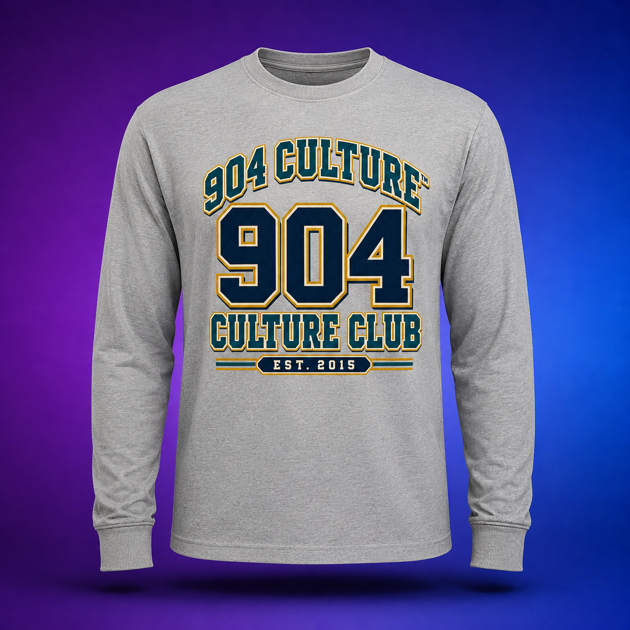 The 904 Culture Club Varsity Crest Long-Sleeve Tee