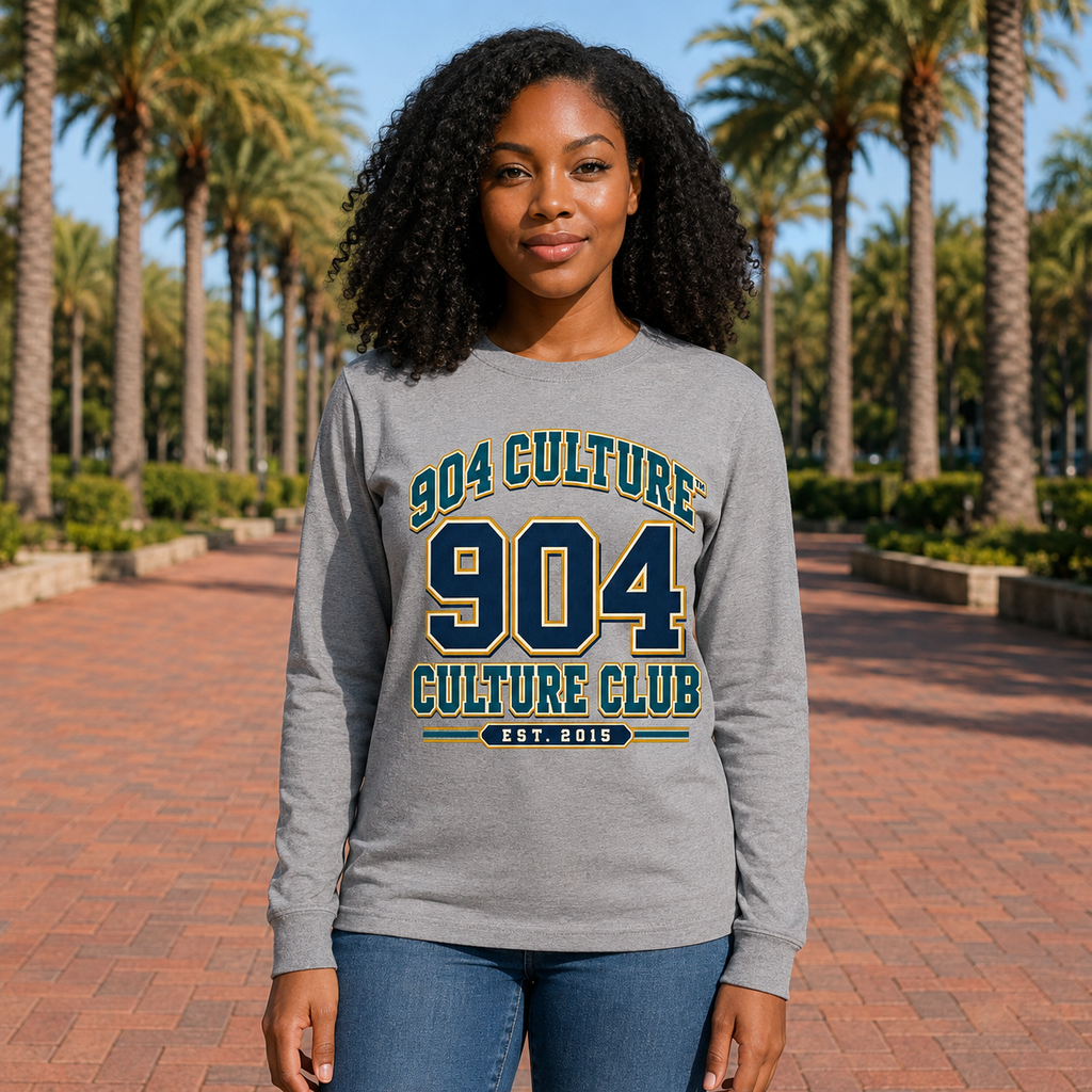 The 904 Culture Club Varsity Crest Long-Sleeve Tee