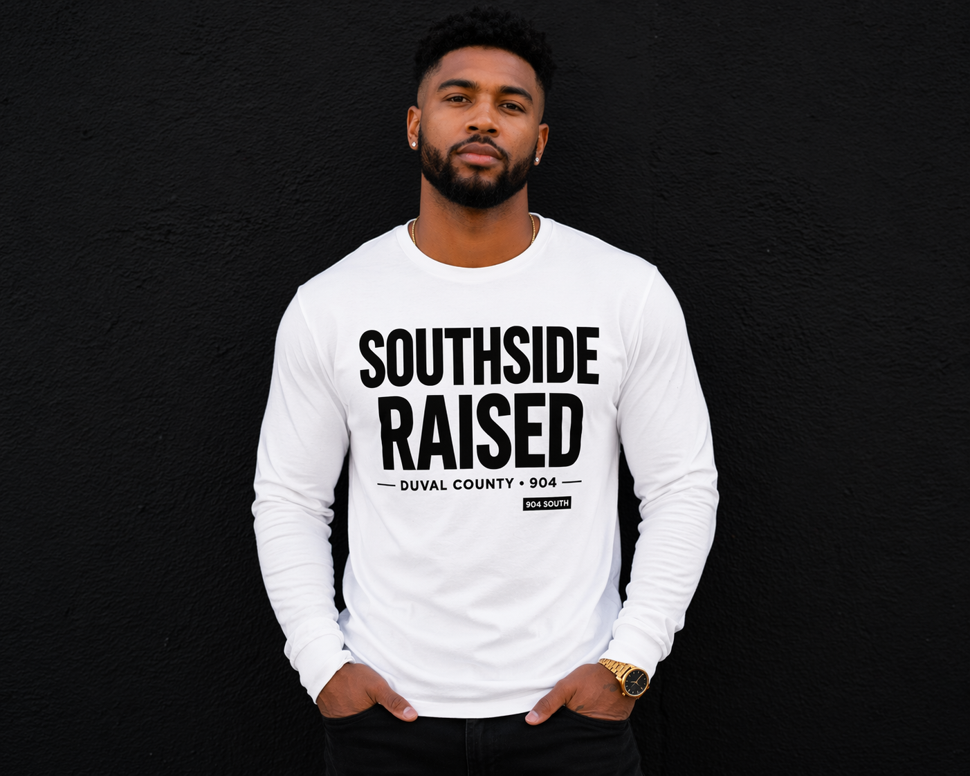 Southside Raised Long Sleeve Tee – Duval County 904 Edition