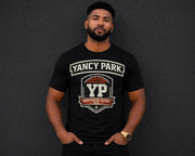 Northside Duval 904 Yancy Park cotton graphic tee with distressed Jacksonville print in black or white unisex fit