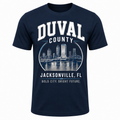 DUVAL County Jacksonville T-Shirt | 904 Culture Skyline Graphic Tee