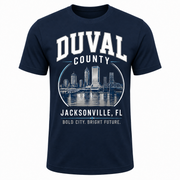 DUVAL County Jacksonville T-Shirt | 904 Culture Skyline Graphic Tee