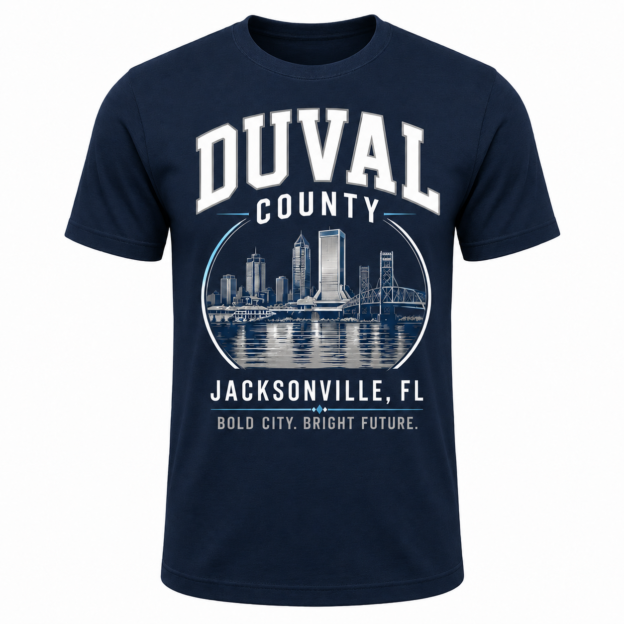 DUVAL County Jacksonville T-Shirt | 904 Culture Skyline Graphic Tee