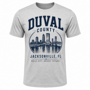 DUVAL County Jacksonville T-Shirt | 904 Culture Skyline Graphic Tee