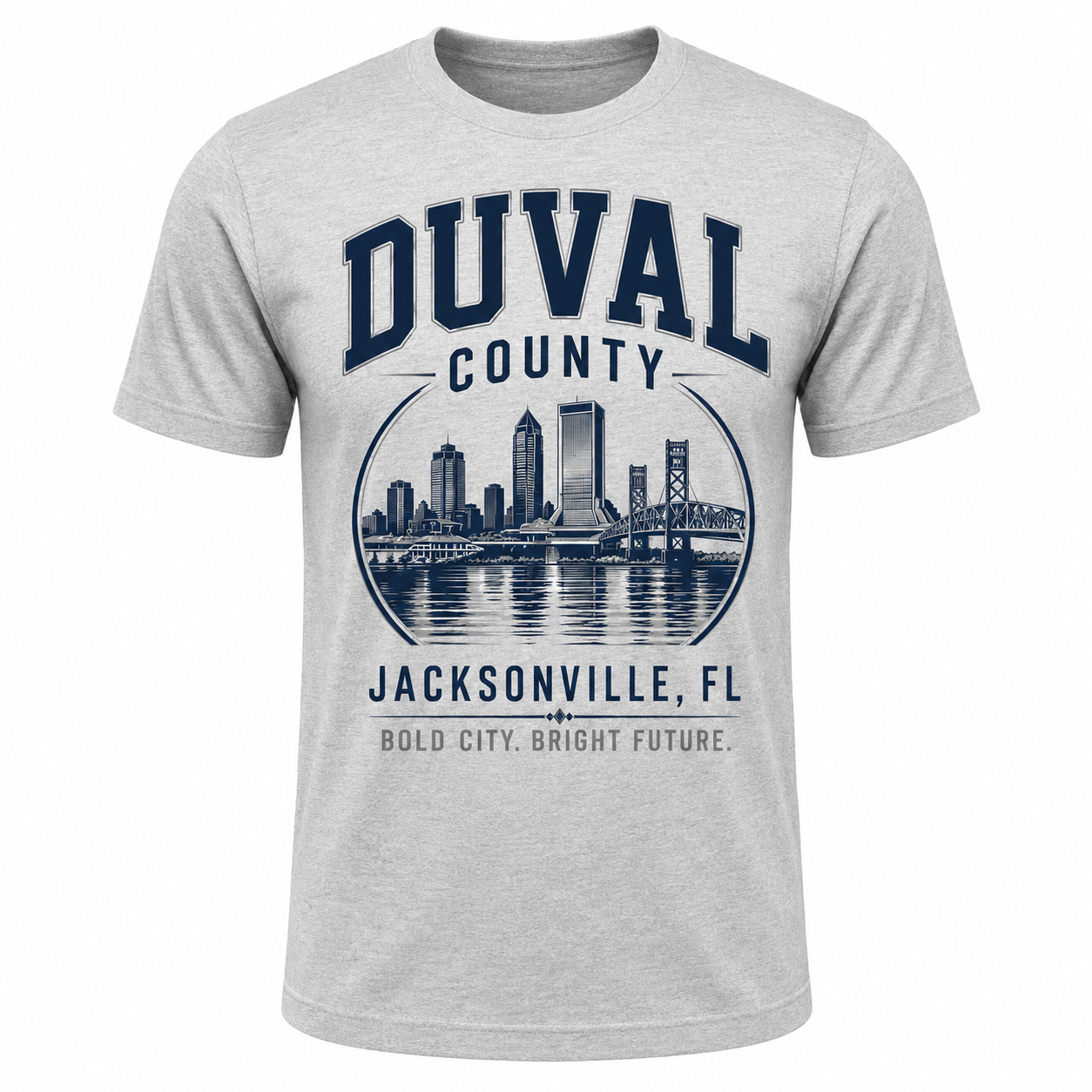 DUVAL County Jacksonville T-Shirt | 904 Culture Skyline Graphic Tee