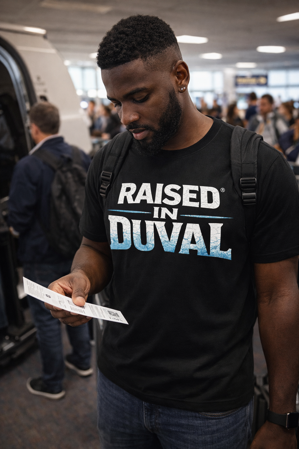Raised in Duval Classic Short Sleeve Tee – Travel Edition