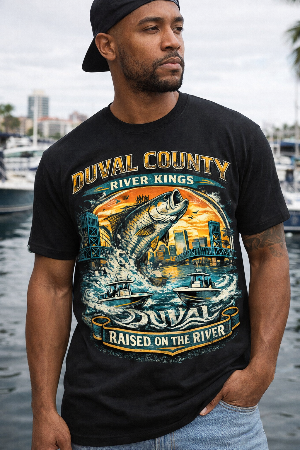 Duval County River Kings Short Sleeve T-Shirt – Built for the Water, Rooted in the 904