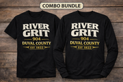 River Grit 904 Combo Tee (Short & Long Sleeve) – Duval County Pride