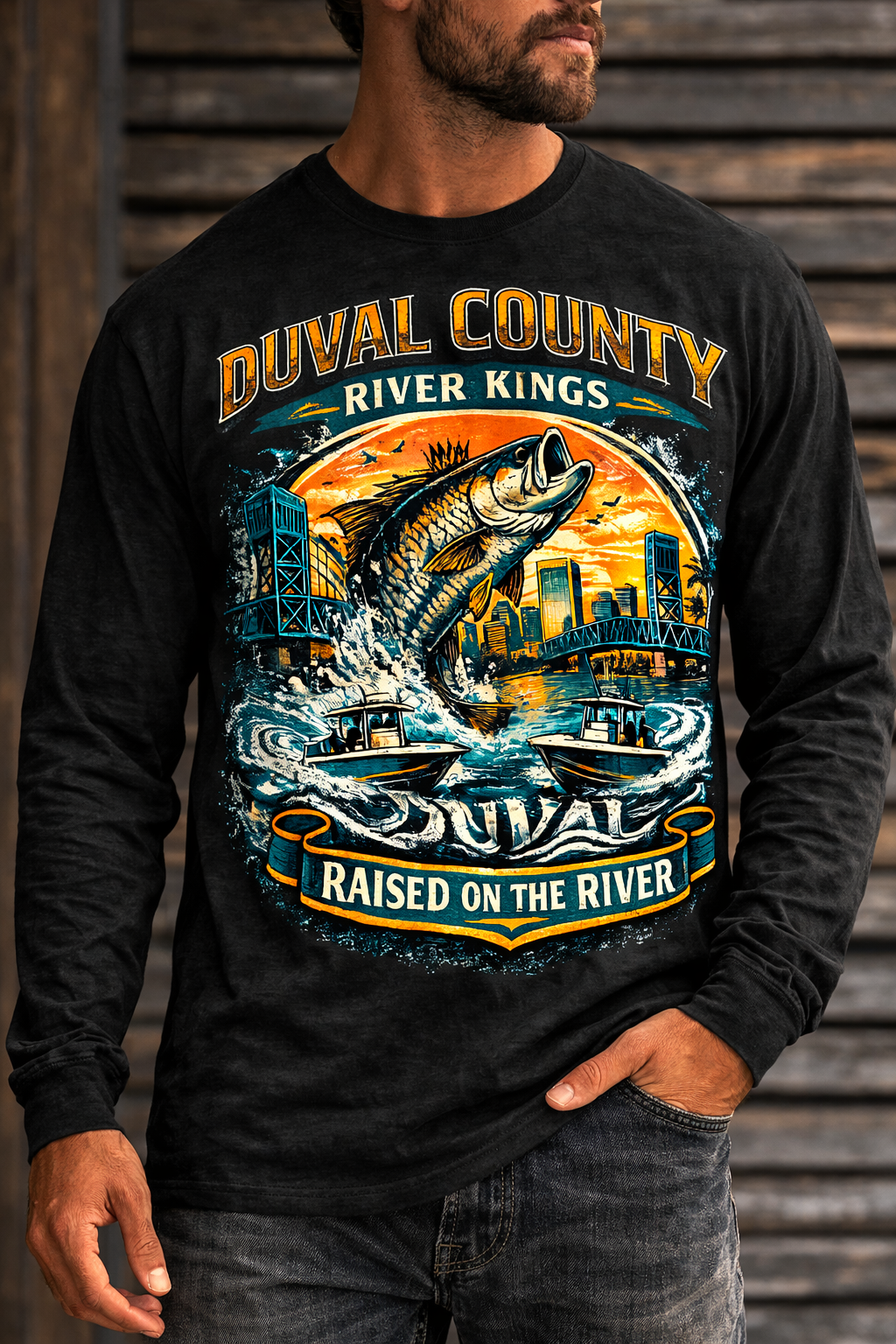 Duval County River Kings LS Performance Tee