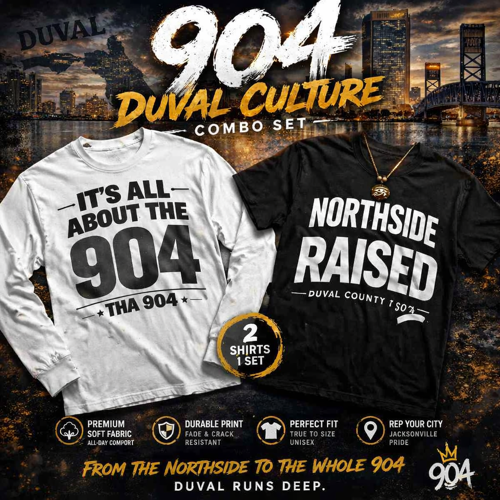 904 Duval Culture Combo Set – Jacksonville Pride Apparel (2-Shirt Bundle)