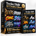 TeeJay DidIt AI Creative Library Typography Fonts and Lettering Master Library