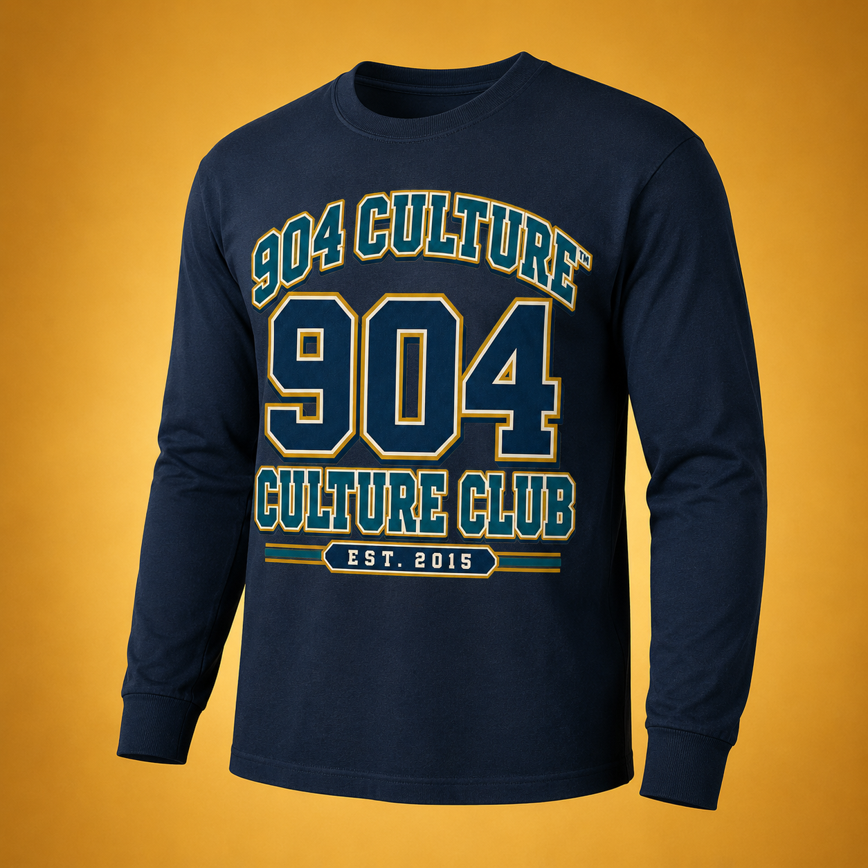 The 904 Culture Club Varsity Crest Long-Sleeve Tee