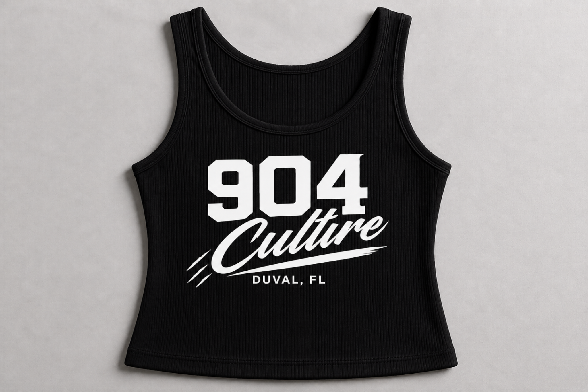 904 Culture™ Women’s Signature Ribbed Tank Top – Bold Duval Energy. Everyday Streetwear Confidence