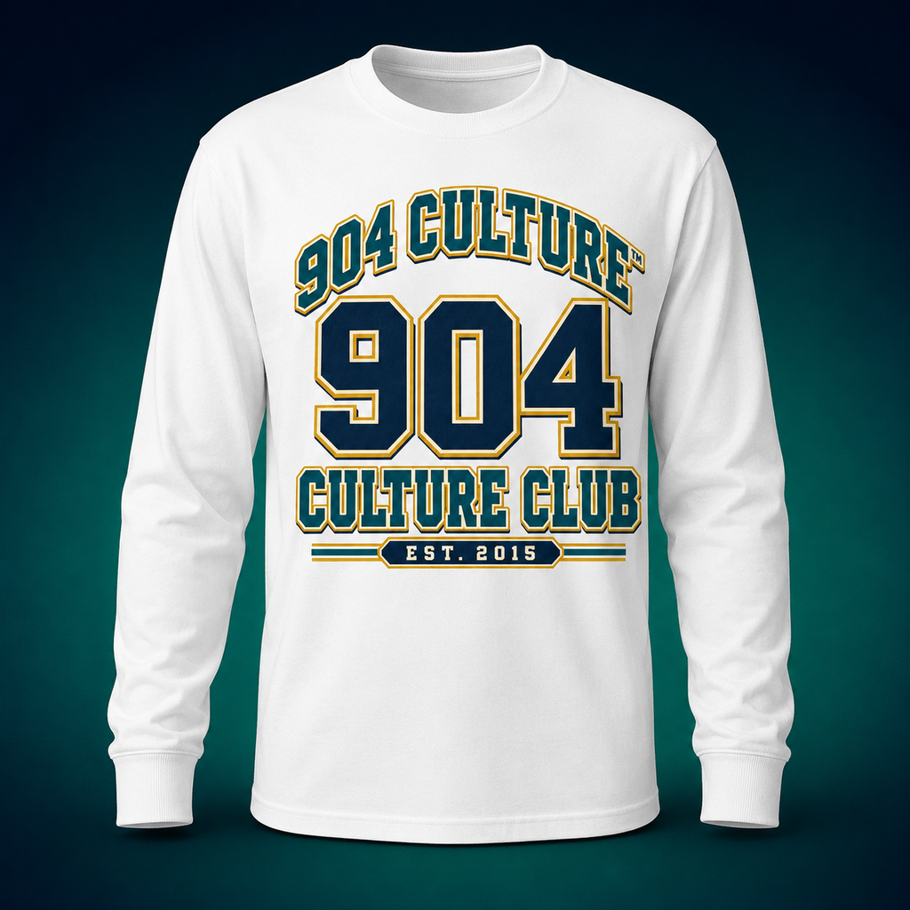 The 904 Culture Club Varsity Crest Long-Sleeve Tee