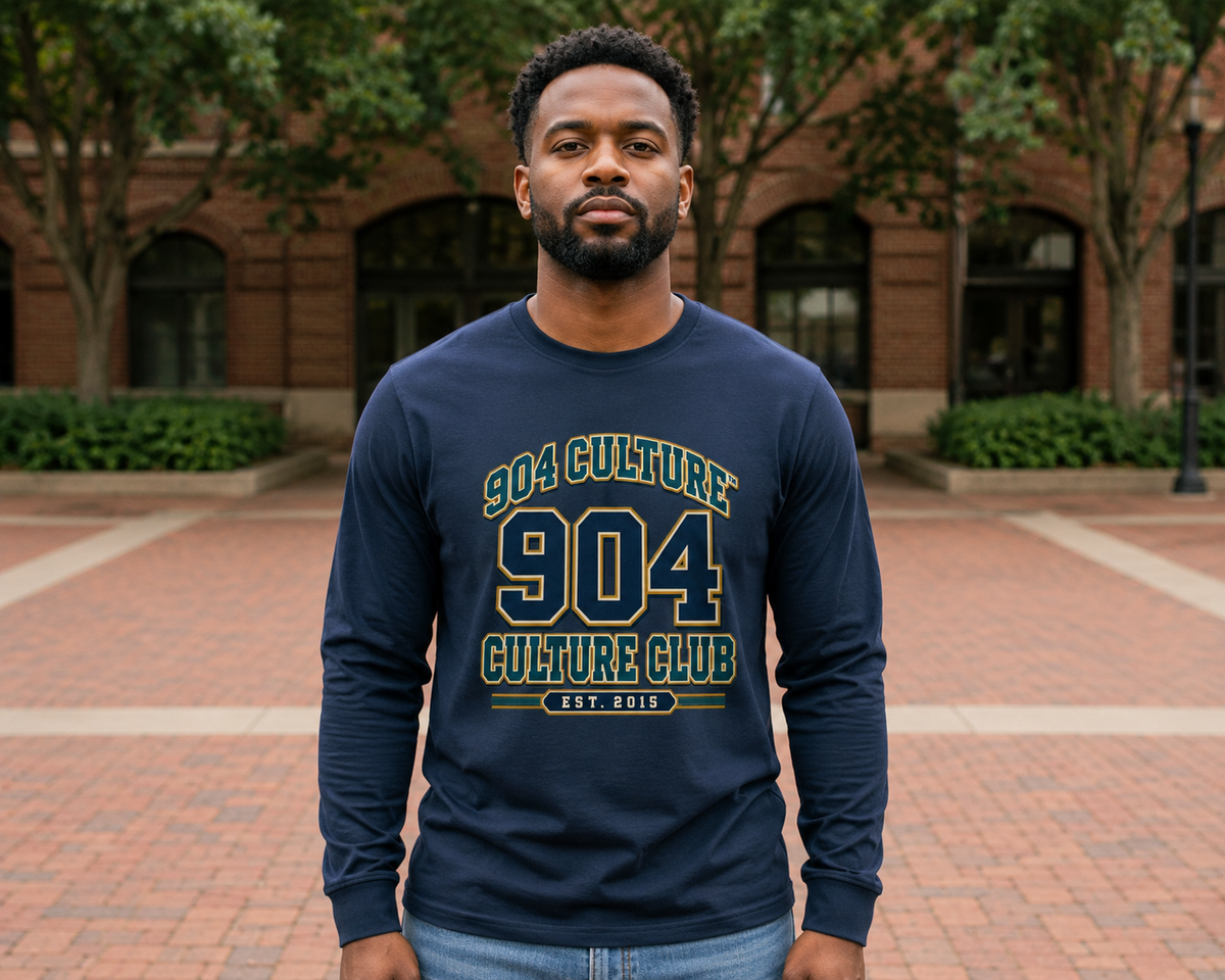 The 904 Culture Club Varsity Crest Long-Sleeve Tee