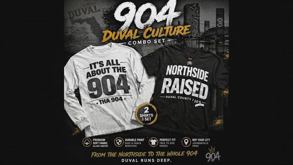904 Duval Culture Combo Set – Jacksonville Pride Apparel (2-Shirt Bundle)